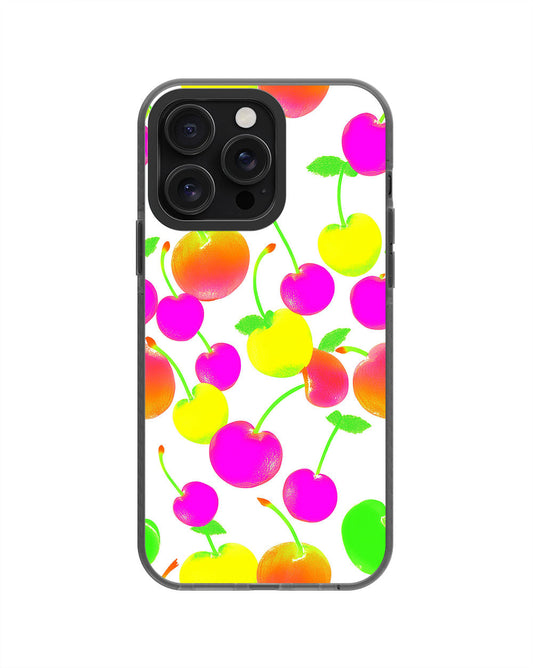 Latest 3rd-Generation Pop Tough Matte Cherries iPhone Case (MagSafe-Compatible) [Back Cover Only]
