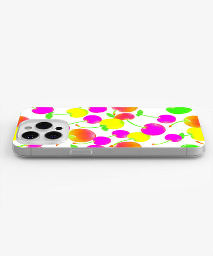 Latest 3rd-Generation Crystal Tough Glossy Cherries iPhone Case (MagSafe-Compatible)