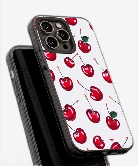 Latest 3rd-Generation Pop Tough Matte Cherries iPhone Case (MagSafe-Compatible)