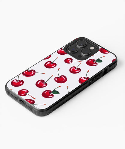 Latest 3rd-Generation Pop Tough Matte Cherries iPhone Case (MagSafe-Compatible)