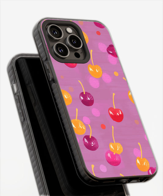 Latest 3rd-Generation Pop Tough Matte Cherries iPhone Case (MagSafe-Compatible)