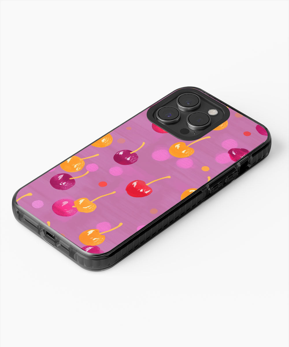 Latest 3rd-Generation Pop Tough Matte Cherries iPhone Case (MagSafe-Compatible)