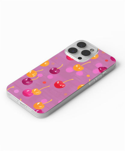 Latest 3rd-Generation Crystal Tough Glossy Cherries iPhone Case (MagSafe-Compatible)