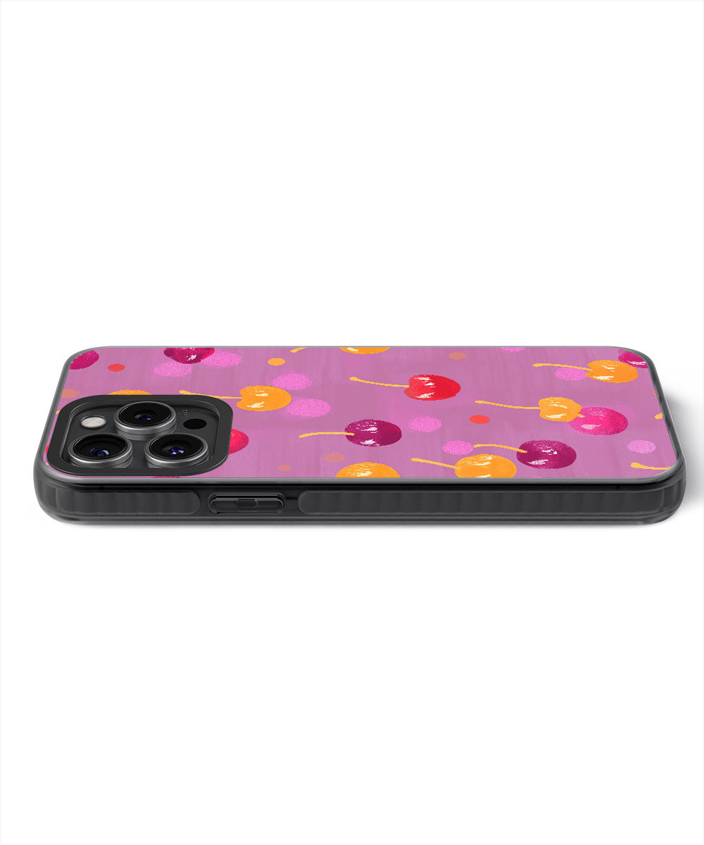 Latest 3rd-Generation Pop Tough Matte Cherries iPhone Case (MagSafe-Compatible)