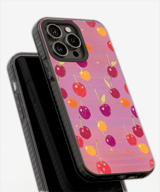 Latest 3rd-Generation Pop Tough Matte Cherries iPhone Case (MagSafe-Compatible)