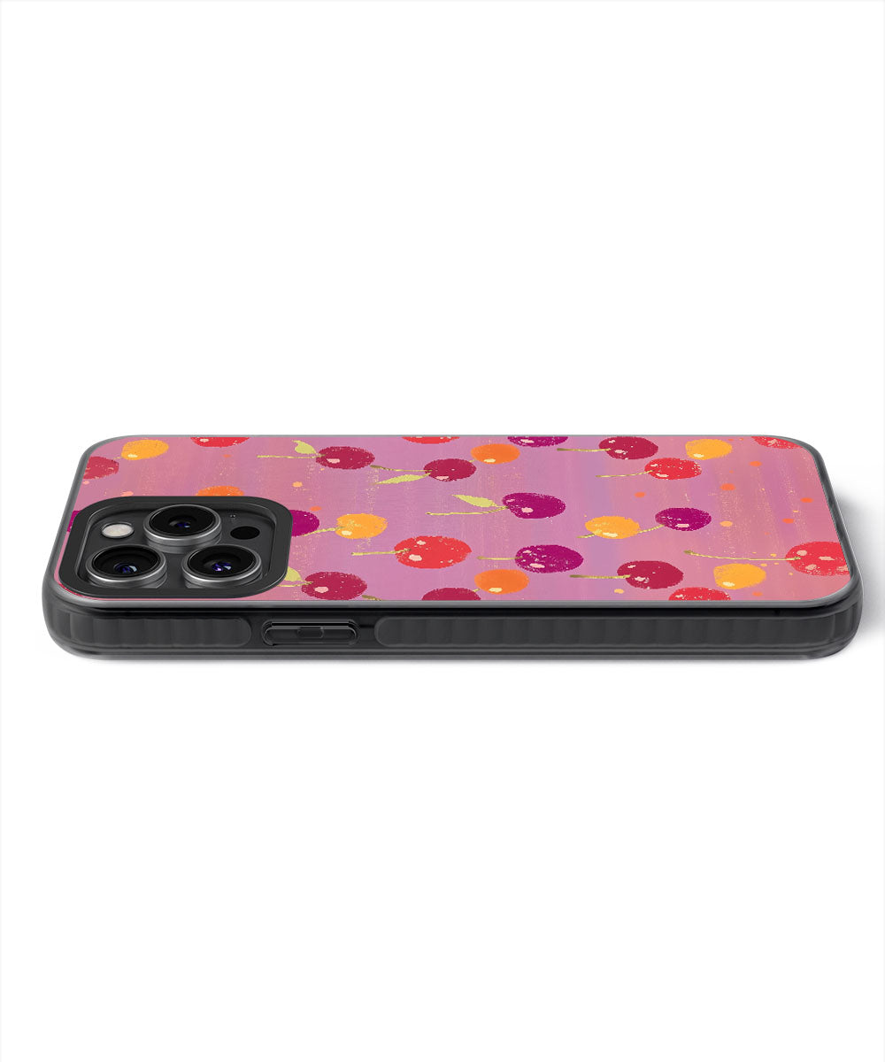 Latest 3rd-Generation Pop Tough Matte Cherries iPhone Case (MagSafe-Compatible)