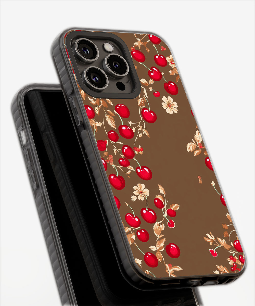 Latest 3rd-Generation Pop Tough Matte Cherries iPhone Case (MagSafe-Compatible)