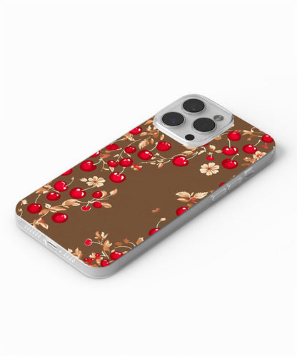 Latest 3rd-Generation Crystal Tough Glossy Cherries iPhone Case (MagSafe-Compatible)