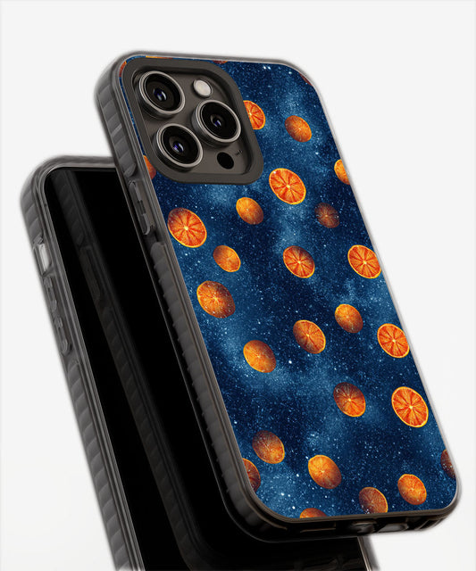 Latest 3rd-Generation Pop Tough Matte Galaxy Orange iPhone Case (MagSafe-Compatible)