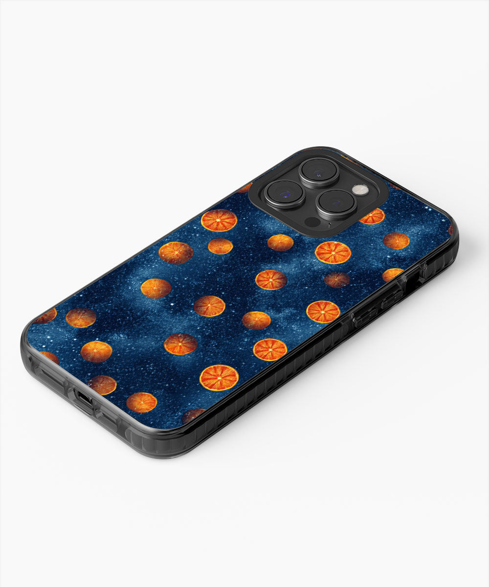 Latest 3rd-Generation Pop Tough Matte Galaxy Orange iPhone Case (MagSafe-Compatible)