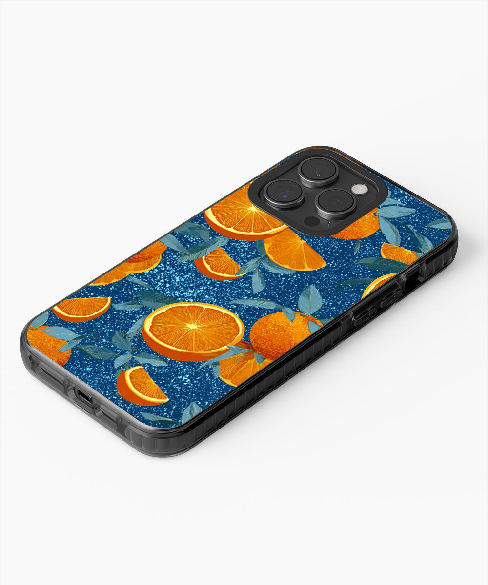 Latest 3rd-Generation Pop Tough Matte Galaxy Orange iPhone Case (MagSafe-Compatible)