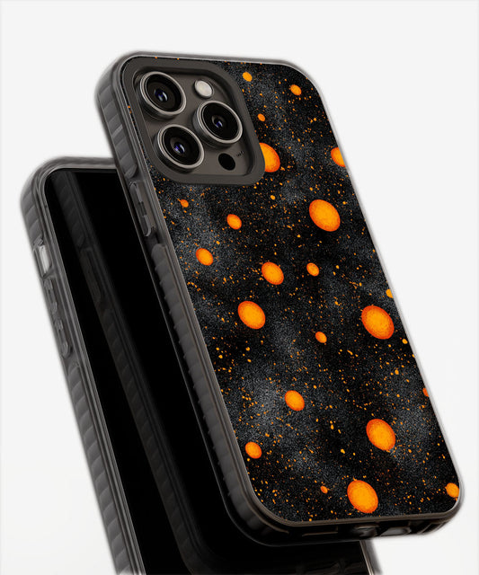 Latest 3rd-Generation Pop Tough Matte Galaxy Orange iPhone Case (MagSafe-Compatible)
