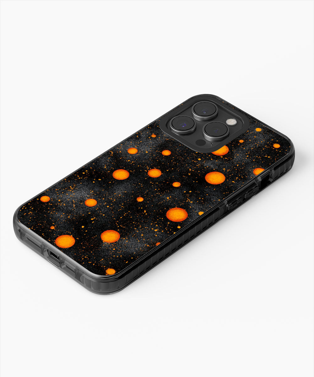 Latest 3rd-Generation Pop Tough Matte Galaxy Orange iPhone Case (MagSafe-Compatible)