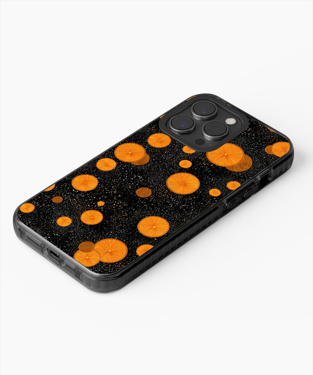 Latest 3rd-Generation Pop Tough Matte Galaxy Orange iPhone Case (MagSafe-Compatible)