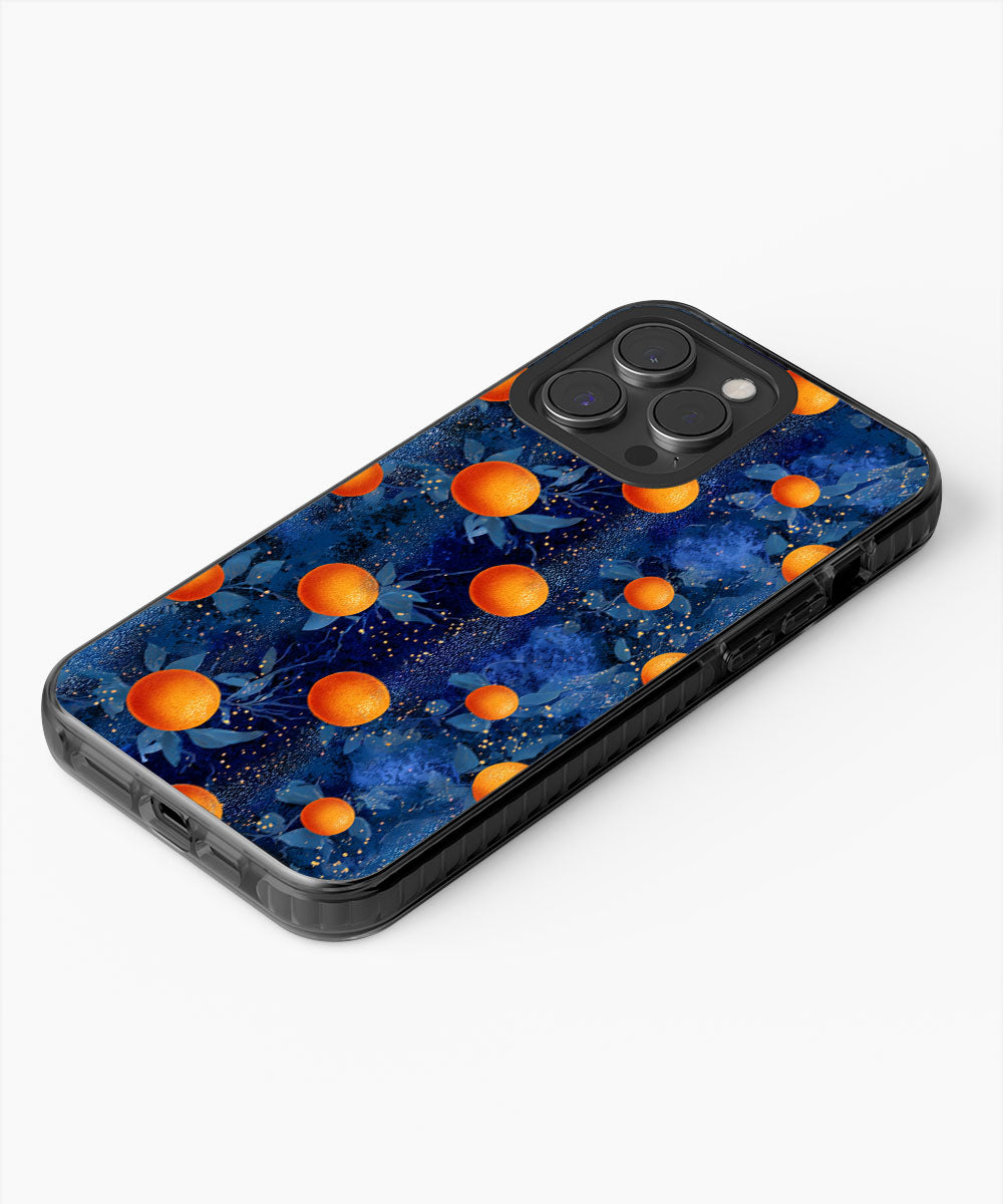 Latest 3rd-Generation Pop Tough Matte Galaxy Orange iPhone Case (MagSafe-Compatible)