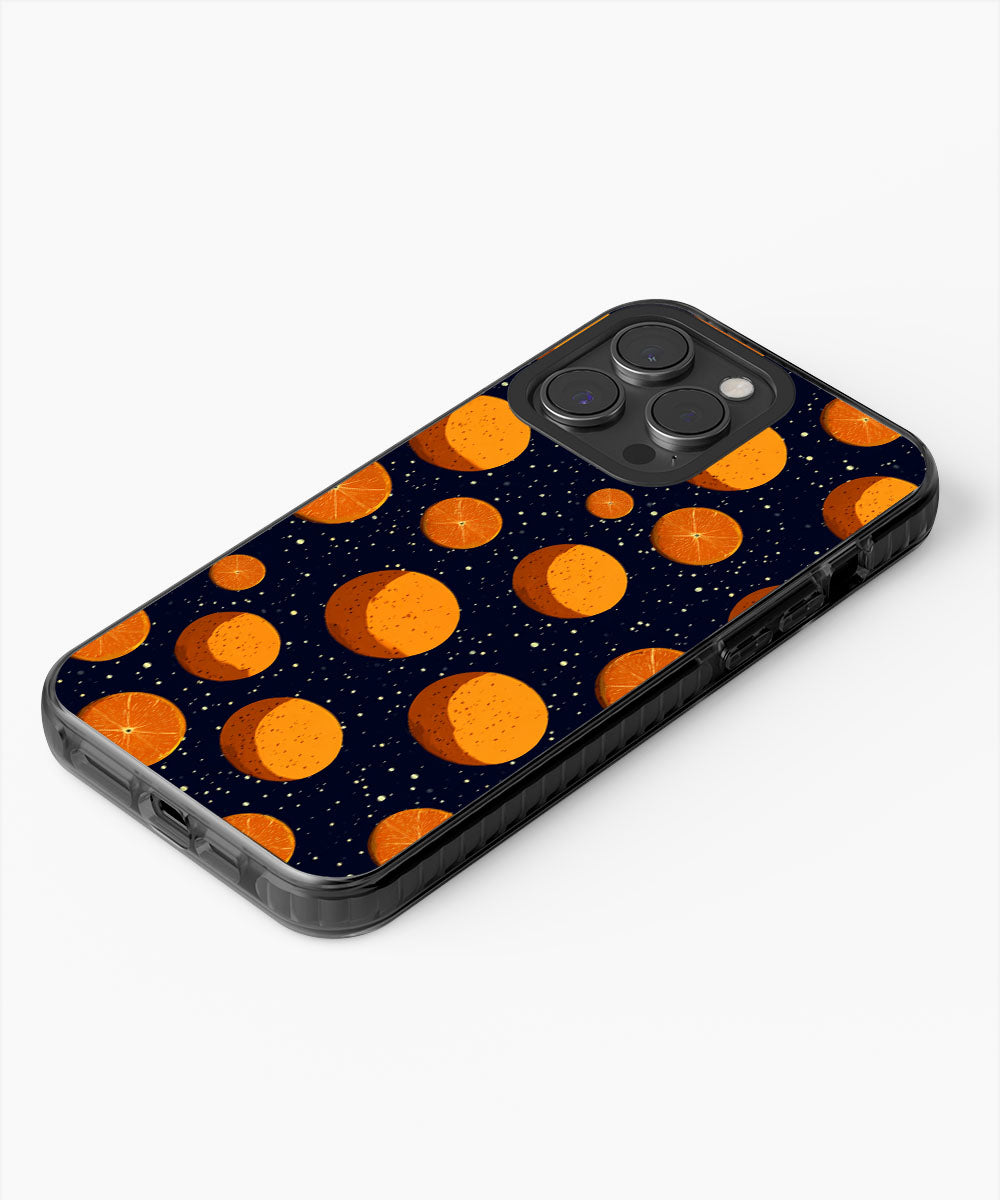 Latest 3rd-Generation Pop Tough Matte Galaxy Orange iPhone Case (MagSafe-Compatible)