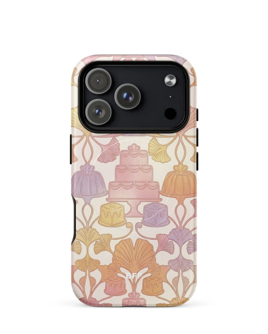 Double-Layer Semi-Handprinted Tough Matte cakes iPhone Case (MagSafe-Compatible)