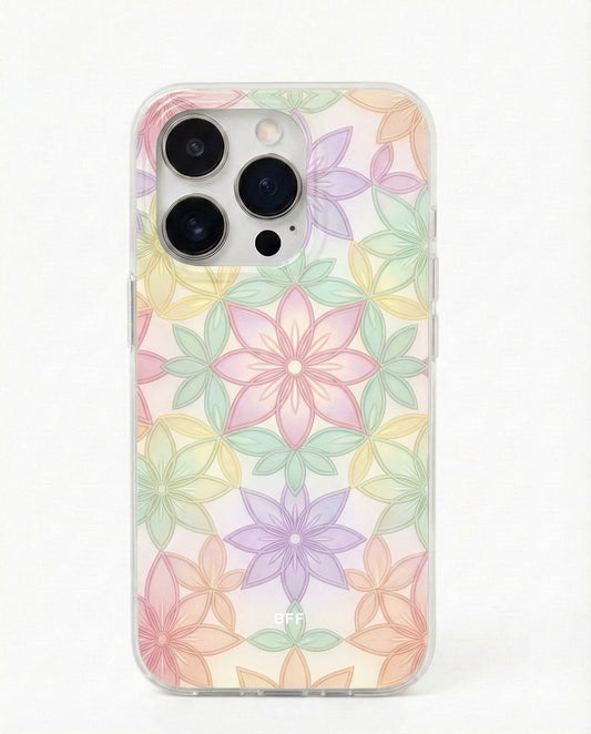 Latest 3rd-Generation Crystal Tough Glossy flowers iPhone Case (MagSafe-Compatible)
