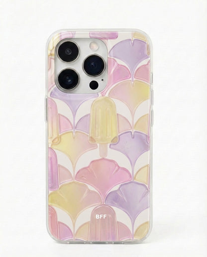 Latest 3rd-Generation Crystal Tough Glossy ice cream iPhone Case (MagSafe-Compatible)