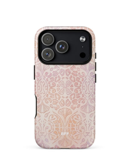Double-Layer Semi-Handprinted Tough Matte leopard print iPhone Case (MagSafe-Compatible)