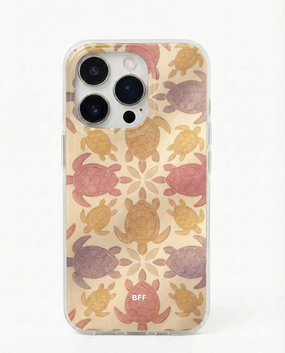 Latest 3rd-Generation Crystal Tough Glossy sea turtles iPhone Case (MagSafe-Compatible)