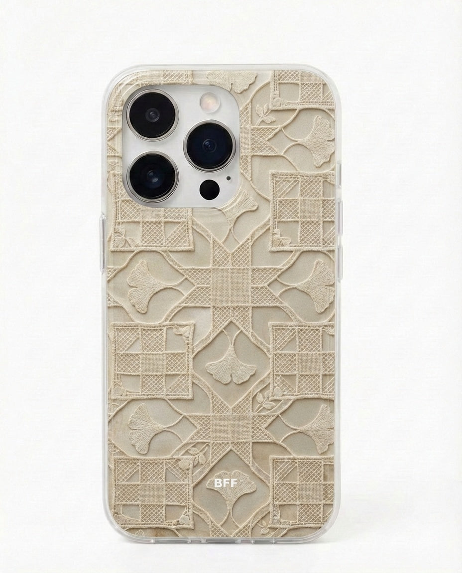 Latest 3rd-Generation Crystal Tough Glossy checks iPhone Case (MagSafe-Compatible)