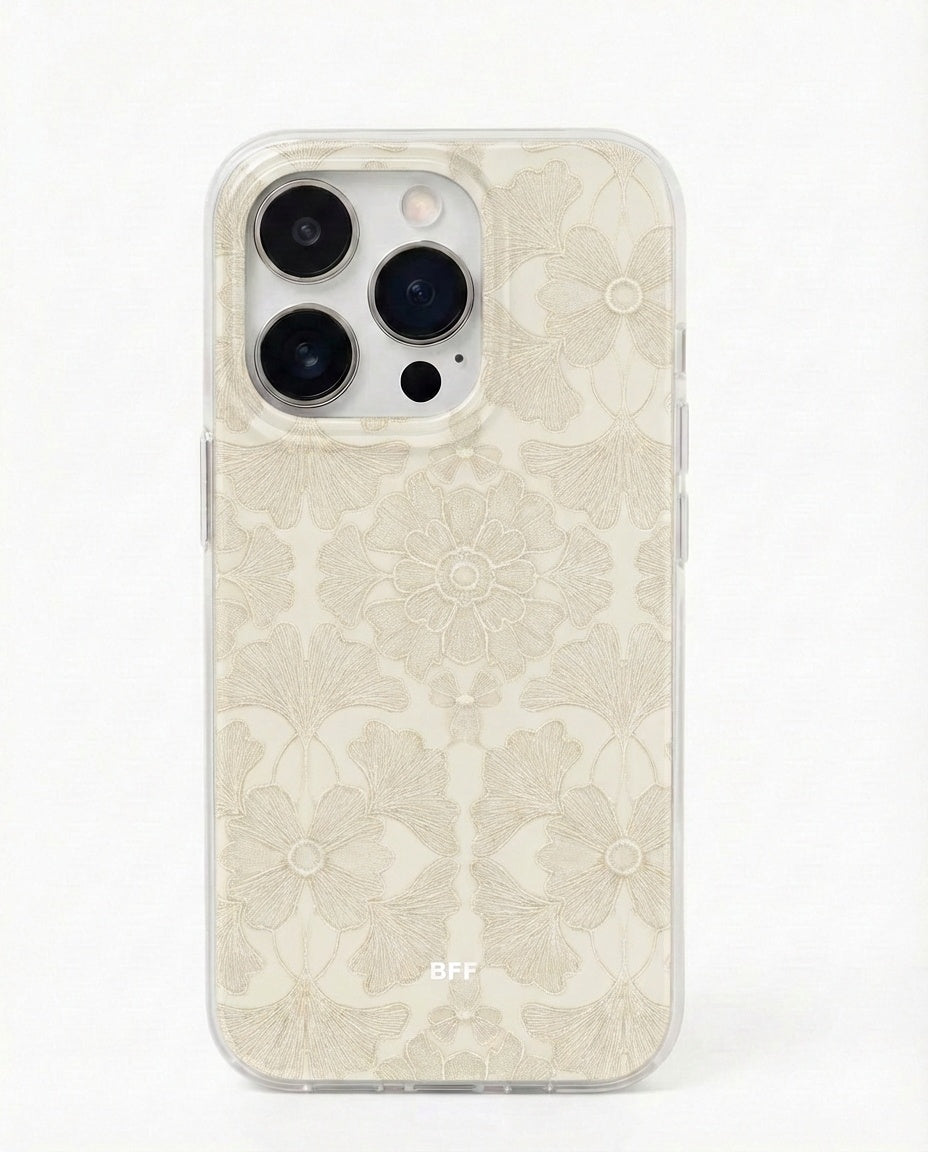 Latest 3rd-Generation Crystal Tough Glossy flowers iPhone Case (MagSafe-Compatible)