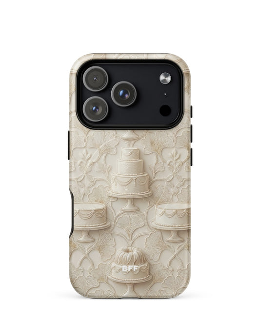Double-Layer Semi-Handprinted Tough Matte cakes iPhone Case (MagSafe-Compatible)