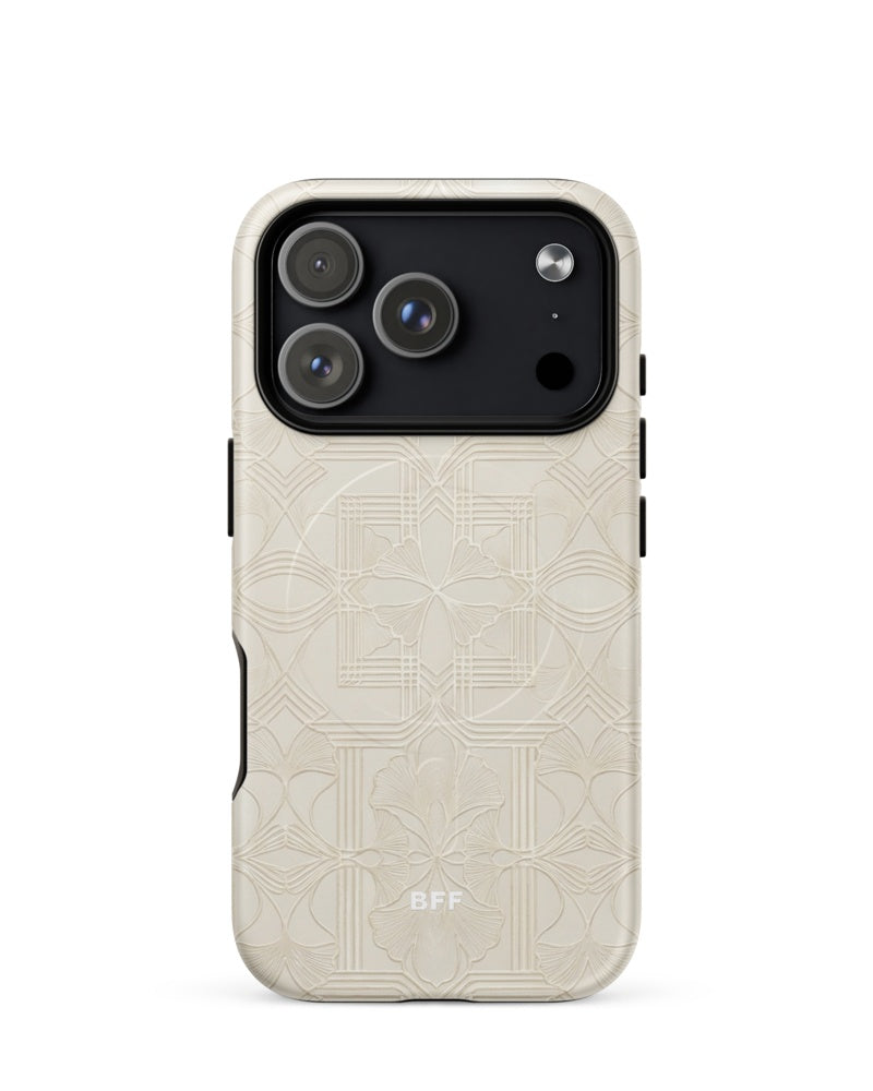 Double-Layer Semi-Handprinted Tough Matte checks iPhone Case (MagSafe-Compatible)