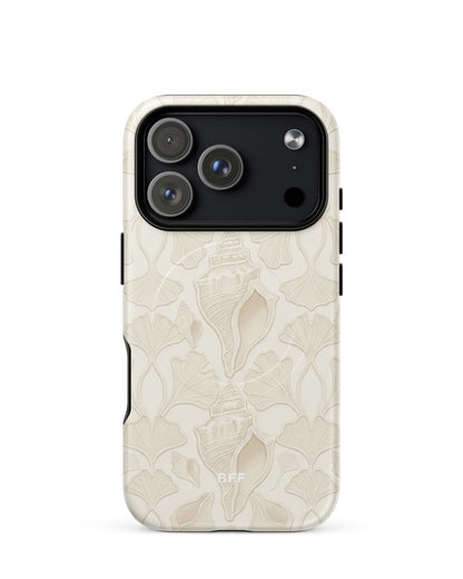 Double-Layer Semi-Handprinted Tough Matte conches iPhone Case (MagSafe-Compatible)